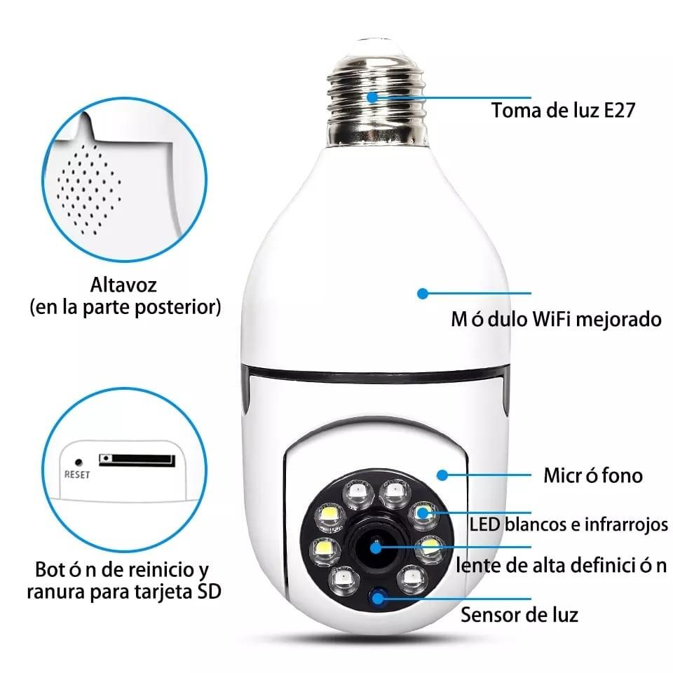 Cámara Wifi Bombilla